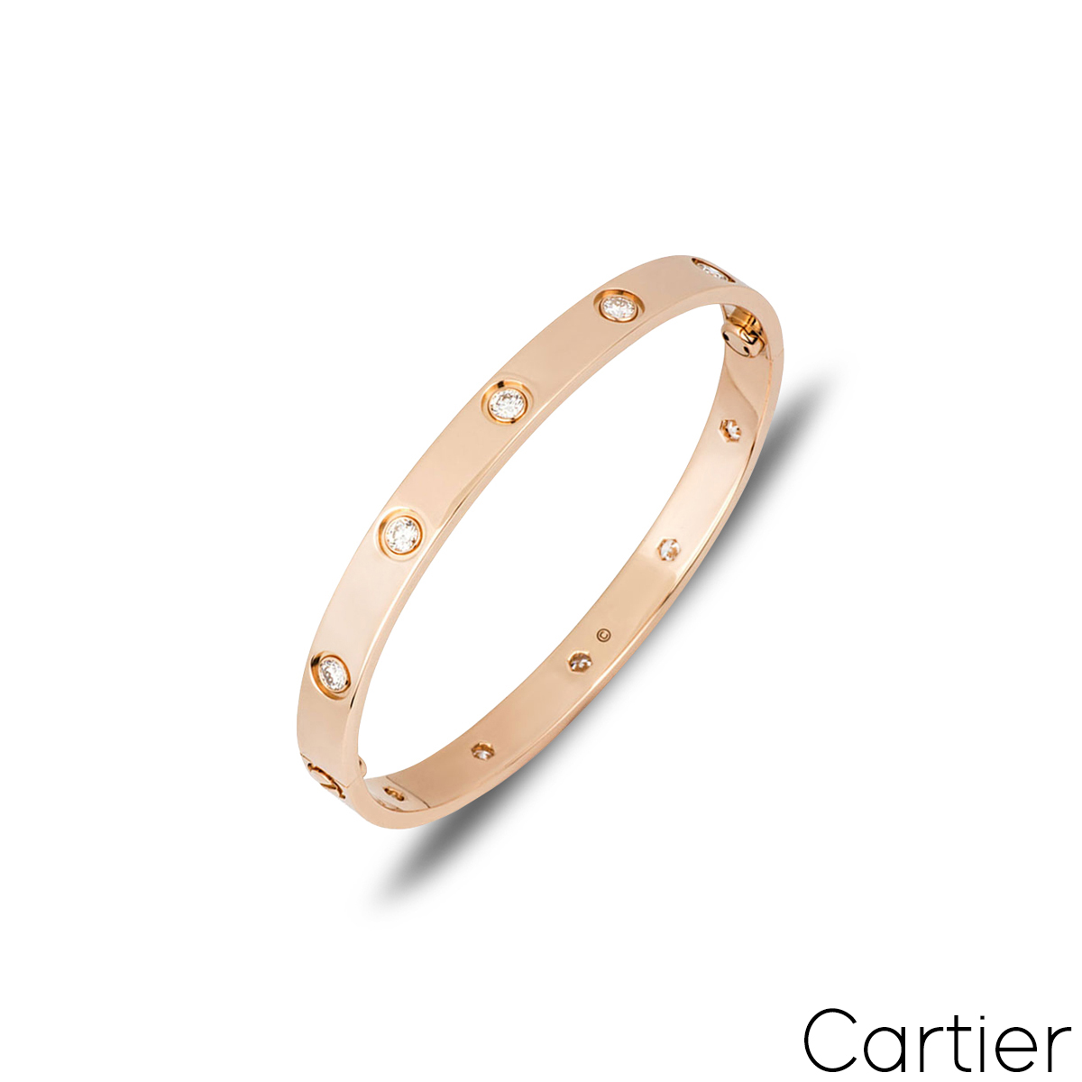 Cartier Love Bracelet 18ct yellow gold small size 16  New screw system Box   Certificates 2019 Model  About Time